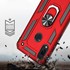 Microsonic Xiaomi Redmi 7 Kılıf Military Ring Holder Kırmızı 3