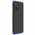 Microsonic Xiaomi Redmi 10 Kılıf Double Dip 360 Protective Siyah Mavi 2