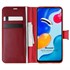 Microsonic Xiaomi Redmi Note 11S Kılıf Delux Leather Wallet Kırmızı 1