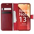 Microsonic Xiaomi Poco M6 Pro 4G Kılıf Delux Leather Wallet Kırmızı 1