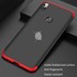 Microsonic Xiaomi Redmi S2 Kılıf Double Dip 360 Protective Siyah Kırmızı 5