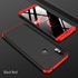Microsonic Xiaomi Redmi S2 Kılıf Double Dip 360 Protective Siyah Kırmızı 3