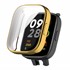 Microsonic Xiaomi Redmi Watch 3 Active Kılıf 360 Full Round Soft Silicone Gold 1