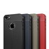 Microsonic Apple iPhone 5 5S Kılıf Deri Dokulu Silikon Kırmızı 5