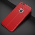 Microsonic Apple iPhone 7 Kılıf Deri Dokulu Silikon Kırmızı 3