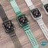 Microsonic Apple Watch Series 3 38mm Kordon Transparent Clear Band Yeşil 5