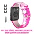 Microsonic Huawei Watch Fit Kordon Quick Buckle Band Camouflage Pembe 2