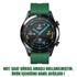 Microsonic Huawei Watch GT4 46mm Kordon Silicone RapidBands Koyu Yeşil 2