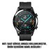Microsonic Huawei Watch 3 Kordon Silicone RapidBands Siyah 2