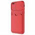 Microsonic Apple iPhone 6 Kılıf Inside Card Slot Kırmızı 2