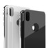 Microsonic Apple iPhone X Tam Kaplayan Arka Temperli Cam Ekran koruyucu Kırılmaz Film Beyaz 4