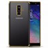 Microsonic Samsung Galaxy A6 Plus 2018 Kılıf Skyfall Transparent Clear Gold 1