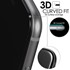 Microsonic Samsung Galaxy C7 3D Kavisli Temperli Cam Ekran koruyucu Kırılmaz Film Siyah 3