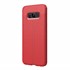 Microsonic Samsung Galaxy S8 Plus Kılıf Deri Dokulu Silikon Kırmızı 2