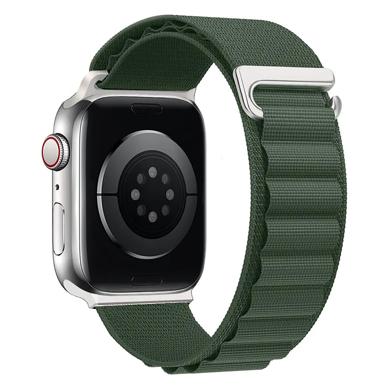 Microsonic Apple Watch Series 9 41mm Kordon Alps Spin Yeşil