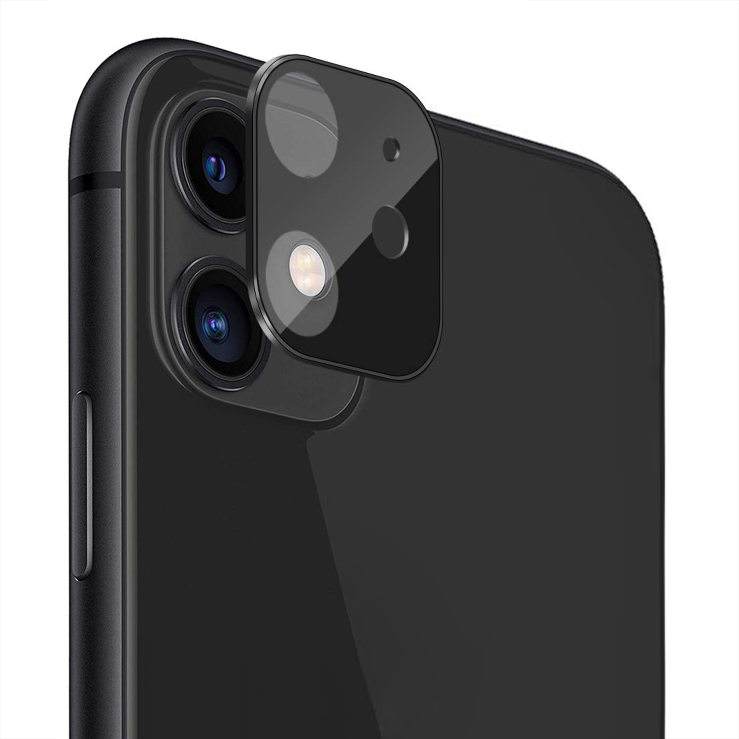 Microsonic Apple iPhone 11 6 1 Kamera Lens Koruma Camı V2 Siyah