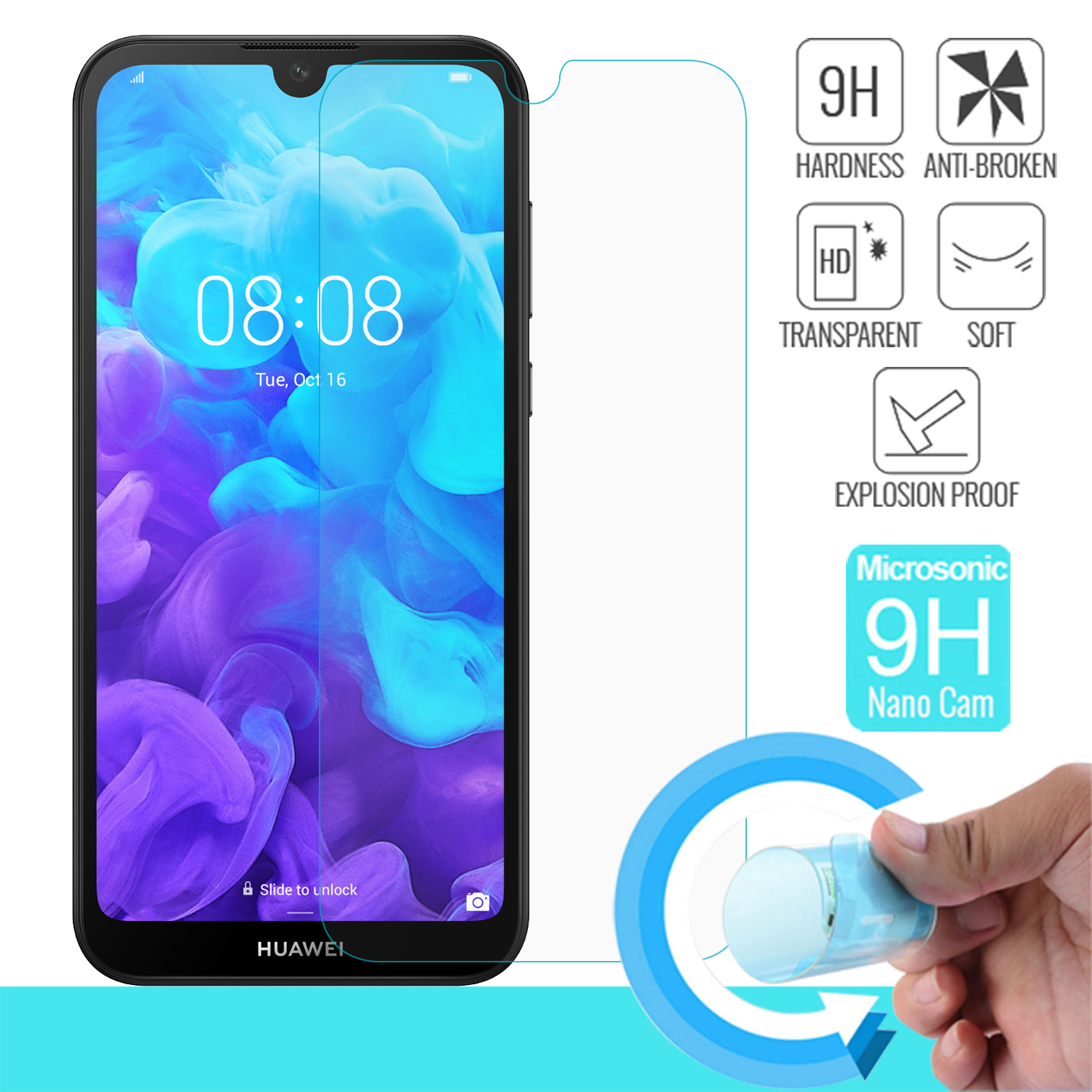 Microsonic Huawei Y5 2019 Nano Cam Ekran koruyucu
