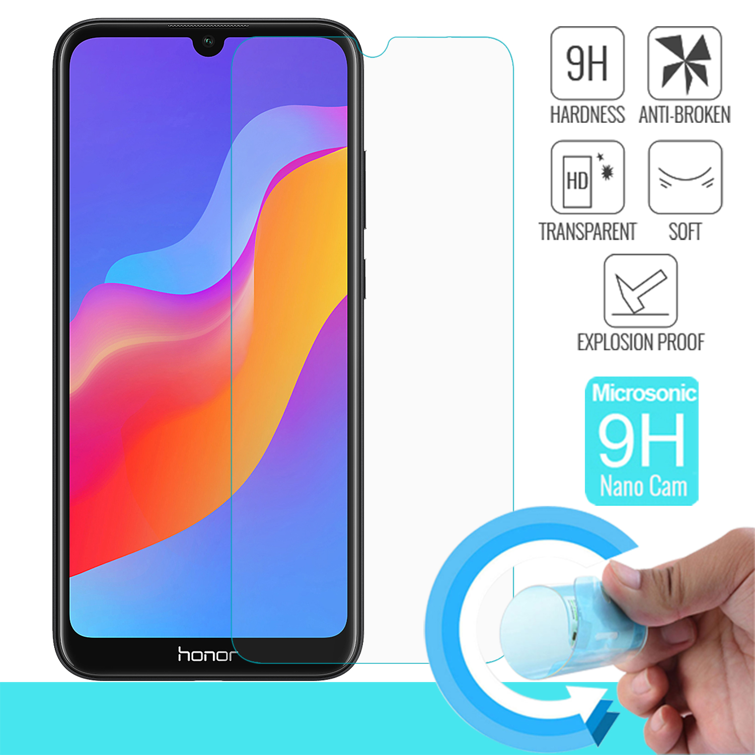 Microsonic Huawei Y6 2019 Nano Cam Ekran koruyucu