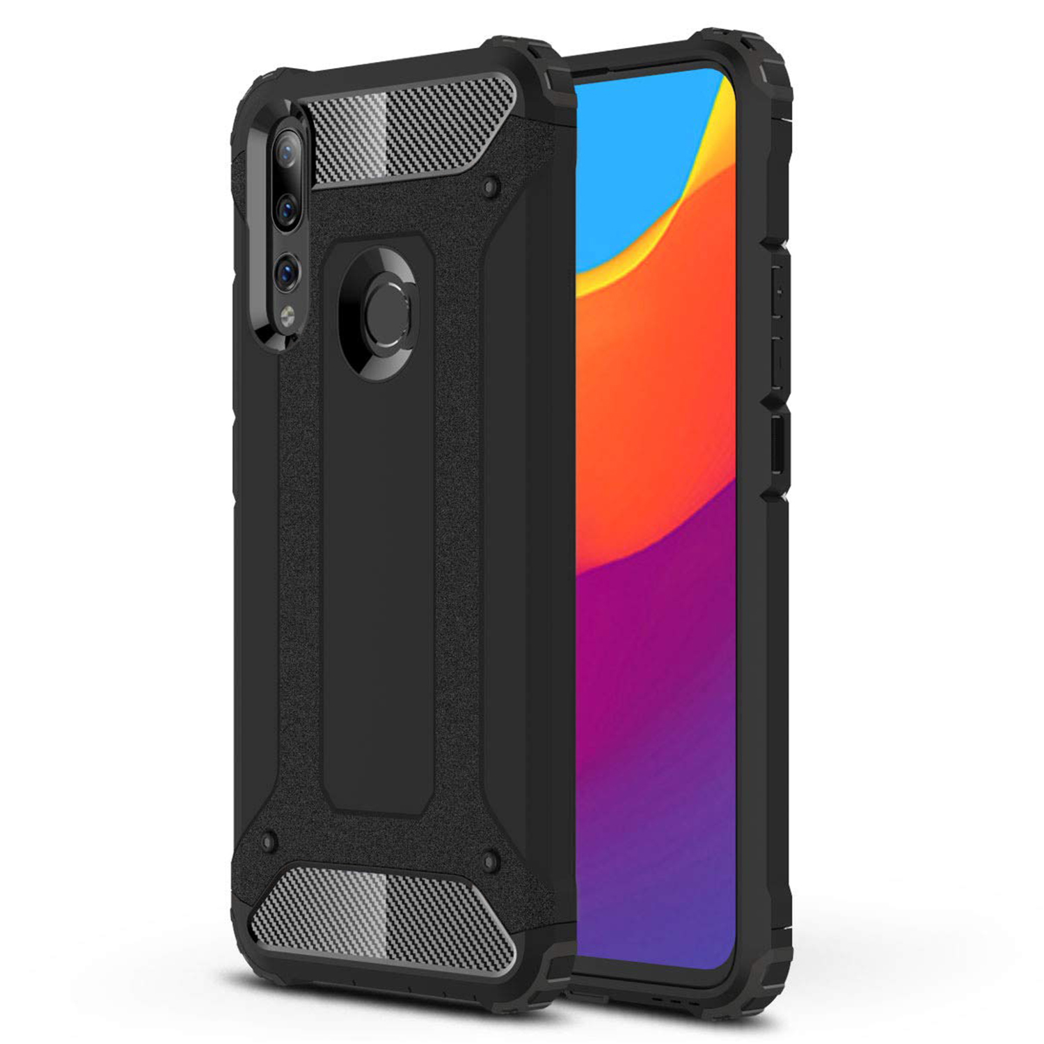 Microsonic Huawei Y9 Prime 2019 Kılıf Rugged Armor Siyah