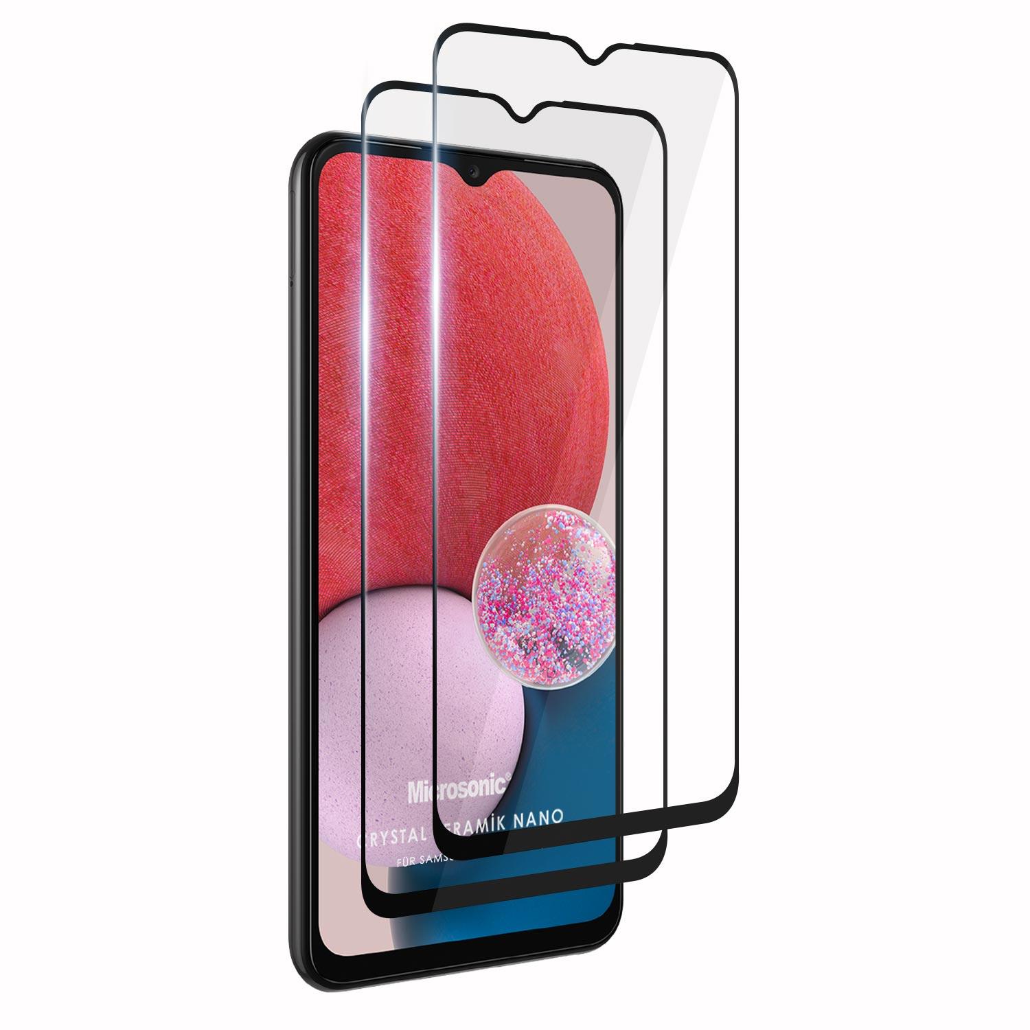 Microsonic Samsung Galaxy A23 Crystal Seramik Nano Ekran Koruyucu Siyah 2 Adet