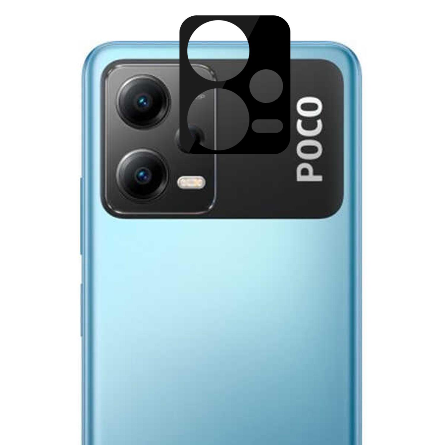 Microsonic Xiaomi Poco X5 5G Kamera Lens Koruma Camı V2 Siyah