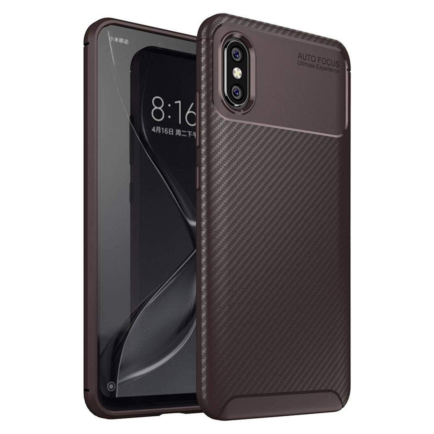 Microsonic Xiaomi Mi 8 Pro Kılıf Legion Series Kahverengi Microsonic Xiaomi Mi 8 Pro Kılıf Legion Series Kahverengi