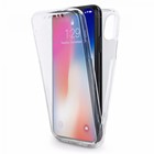 Microsonic iPhone XS 5 8 Kılıf 6 tarafı tam full koruma 360 Clear Soft Şeffaf