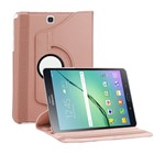 Microsonic Samsung Galaxy Tab S2 9 7 Kılıf 360 Dönerli Stand Deri Rose Gold