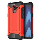 Microsonic Samsung Galaxy A8 2018 Kılıf Rugged Armor Kırmızı