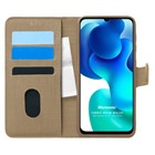 Microsonic Xiaomi Mi 10 Lite Zoom Kılıf Fabric Book Wallet Gold