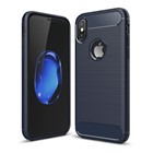 Microsonic Apple iPhone X Kılıf Room Silikon Lacivert