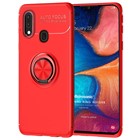 Microsonic Samsung Galaxy A30 Kılıf Kickstand Ring Holder Kırmızı