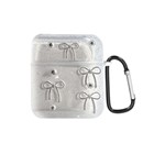 Microsonic AirPods 1 Nesil 2 Nesil Kılıf Figure Series PrettyCharm Bow
