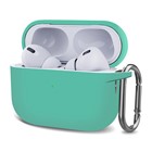 Microsonic AirPods Pro 2 Nesil Kılıf Askılı Mat Silikon Mint Yeşili