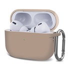 Microsonic AirPods Pro 2 Nesil Kılıf Askılı Mat Silikon Rose Gold