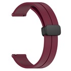 Microsonic Amazfit Pace 2 Stratos Kordon Ribbon Line Bordo