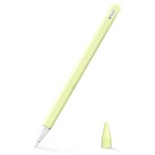 Microsonic Apple Pencil 2 nesil Kılıf Mat Silikon V2 Açık Sarı