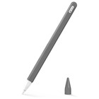 Microsonic Apple Pencil 2 nesil Kılıf Mat Silikon V2 Koyu Gri