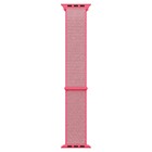 Microsonic Apple Watch Series 4 40mm Hasırlı Kordon Woven Hot Pink