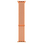 Microsonic Apple Watch Series 4 40mm Hasırlı Kordon Woven Spicy Orange