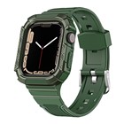 Microsonic Apple Watch 8 45mm Kordon Dual Apex Resist Yeşil