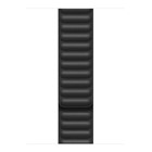Microsonic Apple Watch SE 2022 44mm Kordon Leather Link Band Siyah