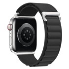 Microsonic Apple Watch SE 2022 40mm Kordon Alps Spin Siyah