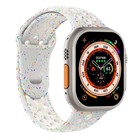 Microsonic Apple Watch SE 2022 40mm Kordon Flame Circle Beyaz