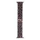 Microsonic Apple Watch Series 8 41mm Kordon Luxe Metal Leopard Lila