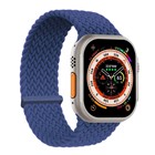 Microsonic Apple Watch SE 2022 40mm Kordon Medium Size 147mm Knitted Fabric Single Loop Mavi