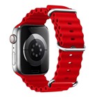 Microsonic Apple Watch SE 2022 40mm Kordon Aqua Belt Kırmızı