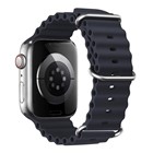 Microsonic Apple Watch SE 2022 40mm Kordon Aqua Belt Lacivert
