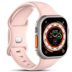 Microsonic Apple Watch SE 2022 44mm Kordon ActiveFlex Wristband Rose Gold