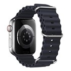 Microsonic Apple Watch SE 2022 44mm Kordon Aqua Belt Lacivert